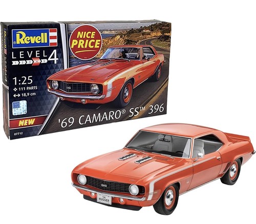 Revell 07712 69 camaro ss - camaro,