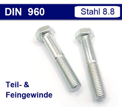 Din 960 sechskantschraube - 960,