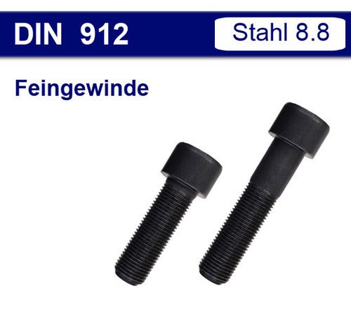 Din 912 zylinderschraube - zylinderschraube, m8