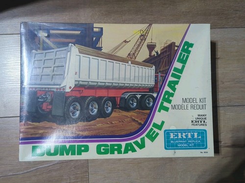 Ertl dump gravel trailer - gravel,